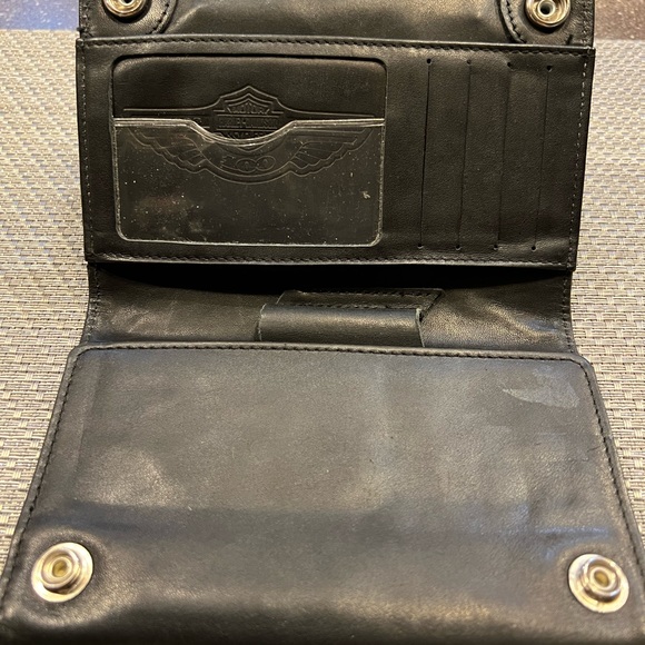 VTG Harley Davidson 100th Anniversary Authentic Tri-fold Collectible Wallet RARE - Picture 6 of 13